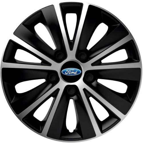 KRYTY KOLIES PRE FORD 16" RAPIDE silver/black 4ks